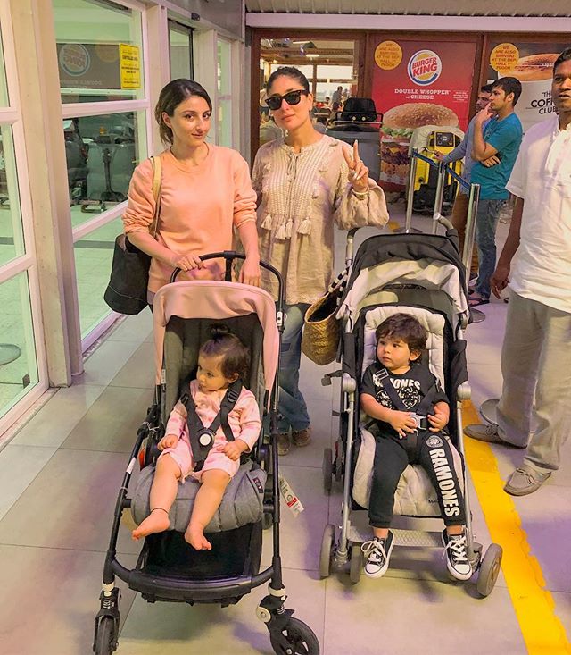 Taimur Ali Khan and Inaaya Naumi Kemmu