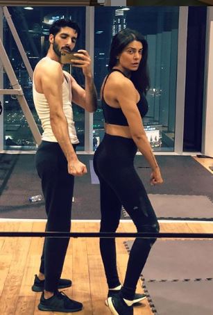 Sushmita Sen And Rohman Shawl