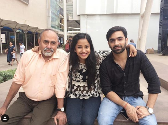 Tina and Nikhil and father