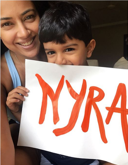 Sameera Reddy and Hans Varde reveal name of daughter