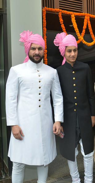 Saif Ali Khan and Ibrahim Ali Khan