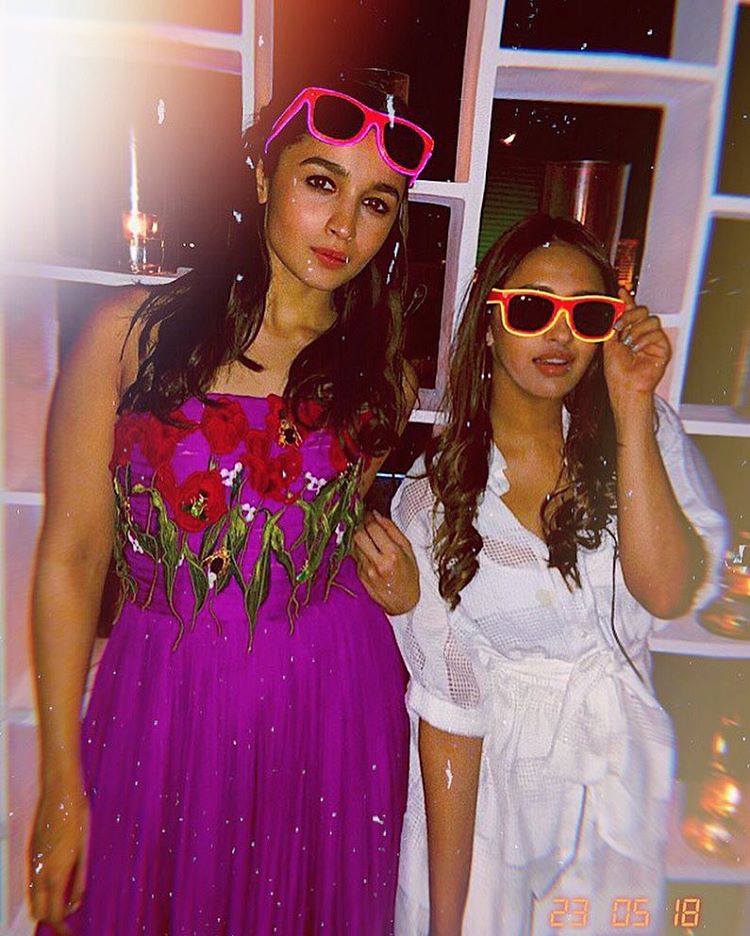 Alia Bhatt and Akansha Ranjan Kapoor