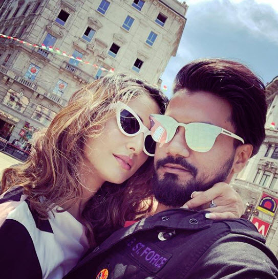Hina Khan And Rocky Jaiswal