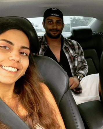 Prateik Babbar and Sanya Sagar