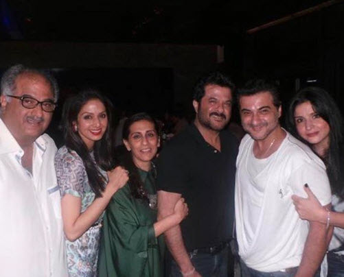 Boney Kapoor and Sridevi