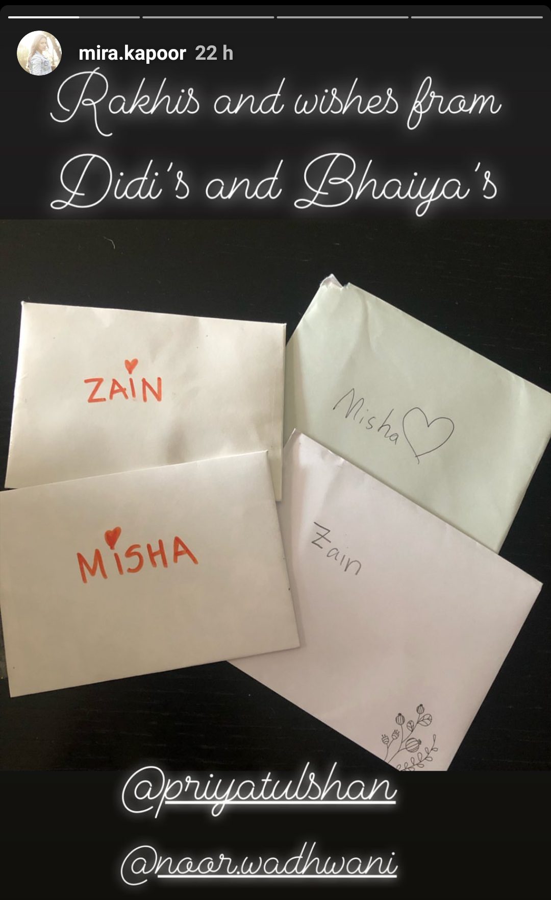 Misha and Zain first rakhi