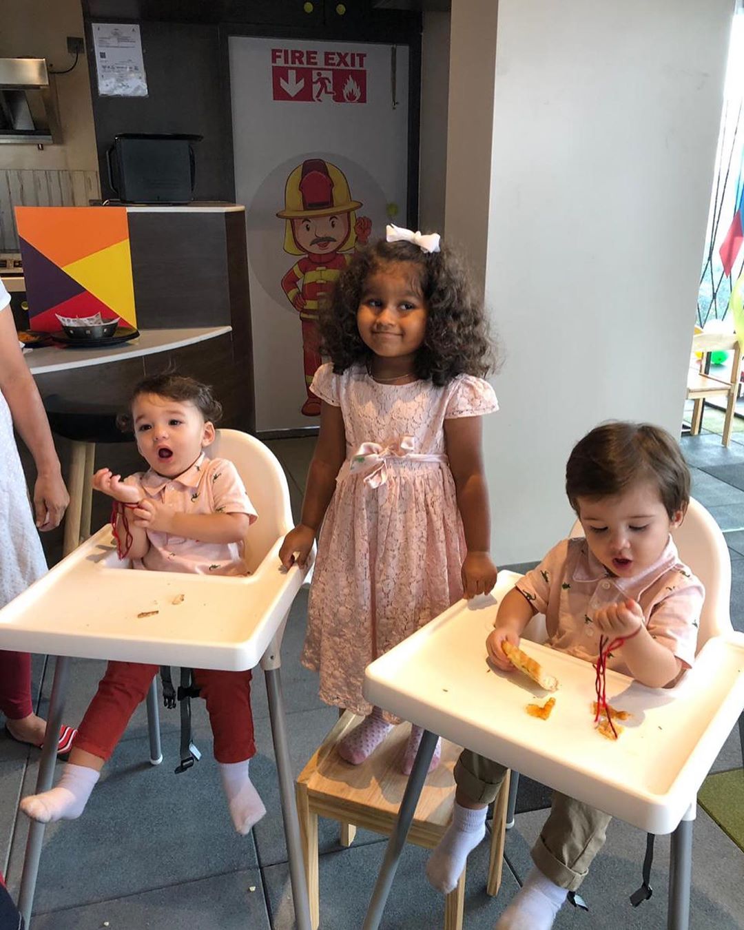 Nisha Kaur Weber, Asher Singh Weber and Noah Singh Weber