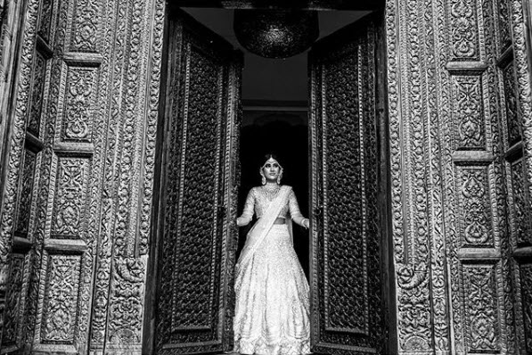 keshavi white kaleera bride