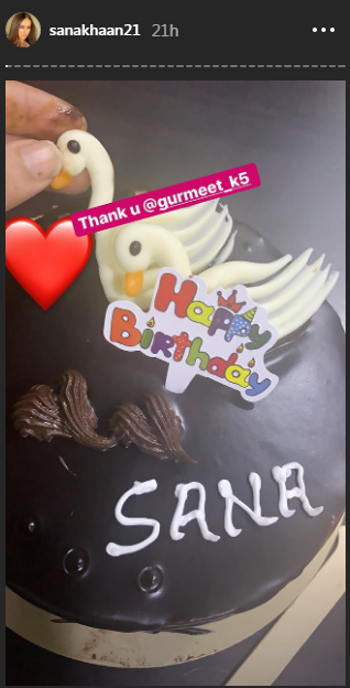 Sana Khaan birthday