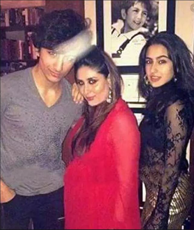kareena with sara and ibrahim