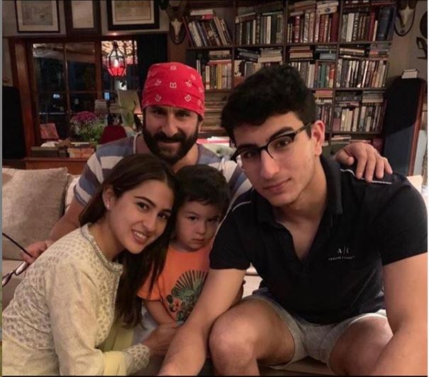 saif with kids