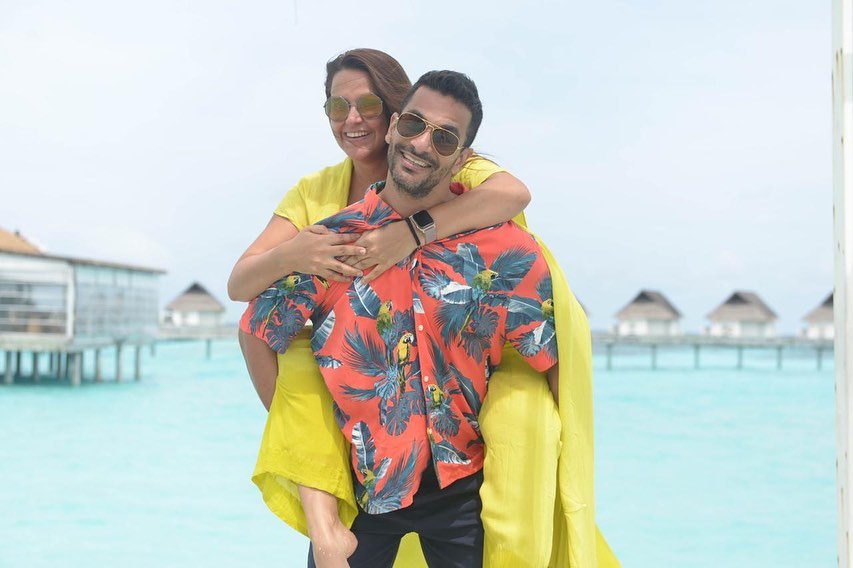 Neha Dhupia and Angad Bedi