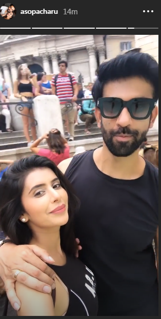 Charu and Rajeev in Europe