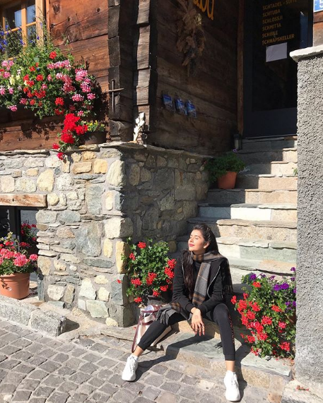 Charu and Rajeev in Europe