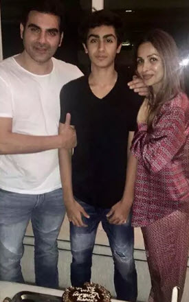 Malaika Arbaaz and Arhaan