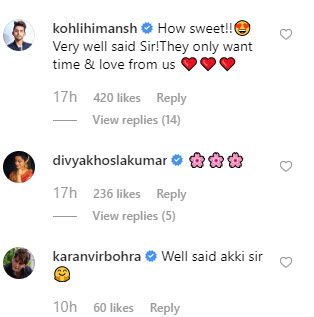 Akshay Kumar with his mom