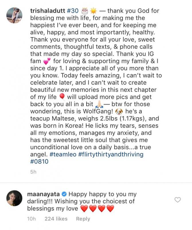 maanayata's comment