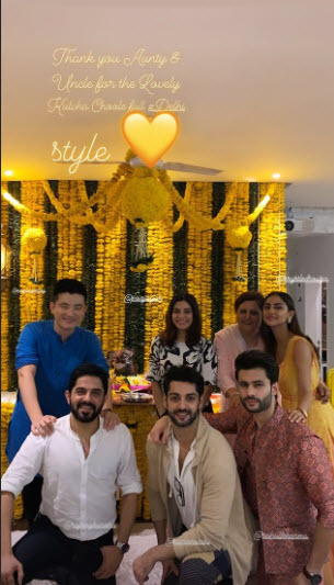 pooja gor and raj singh arora from ganpati celebrations