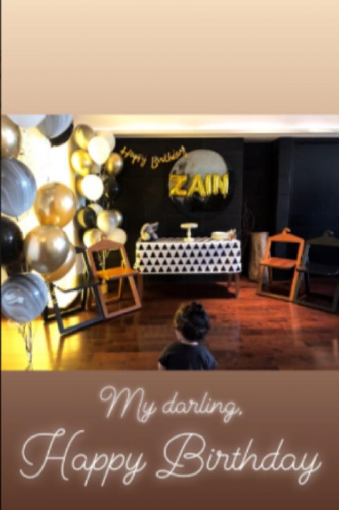 mira's post for zains birthday