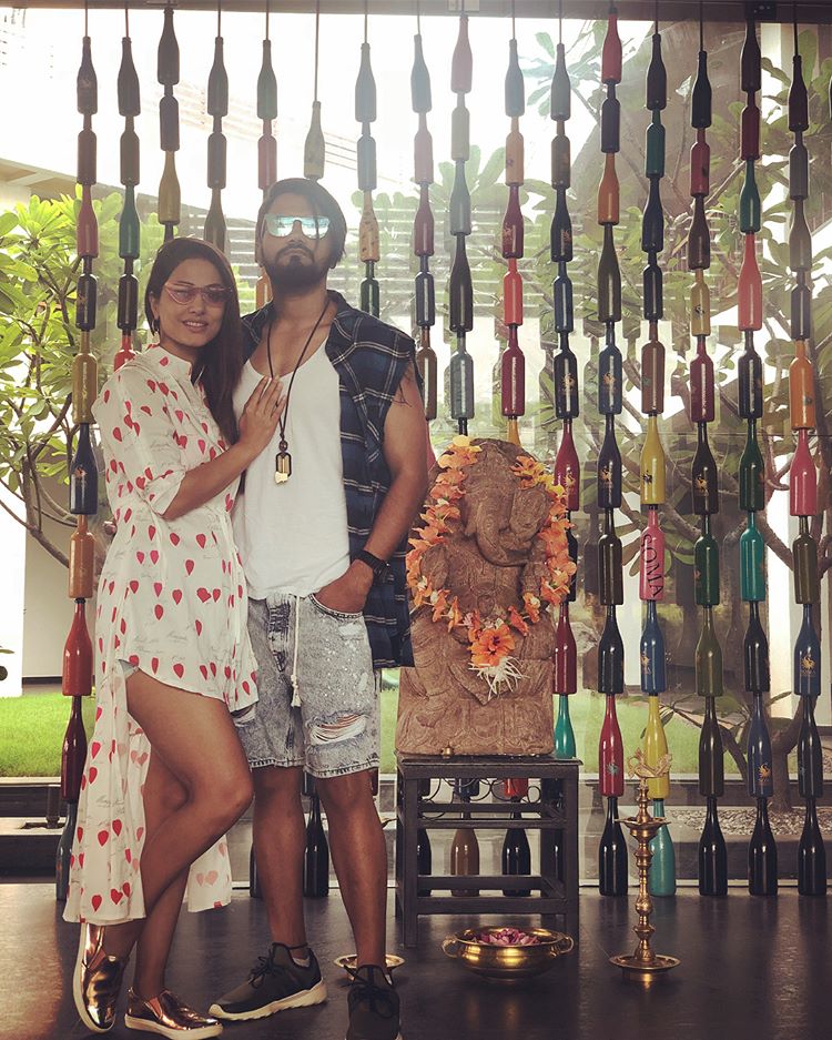 Hina Khan and Rocky Jaiswal