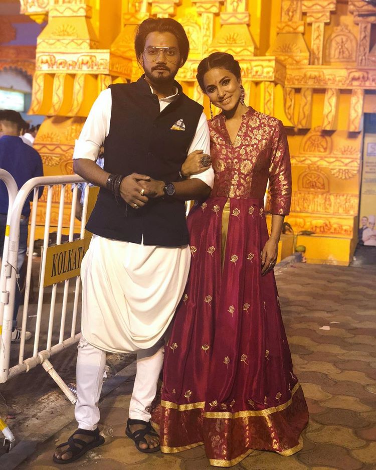 Hina Khan and Rocky Jaiswal
