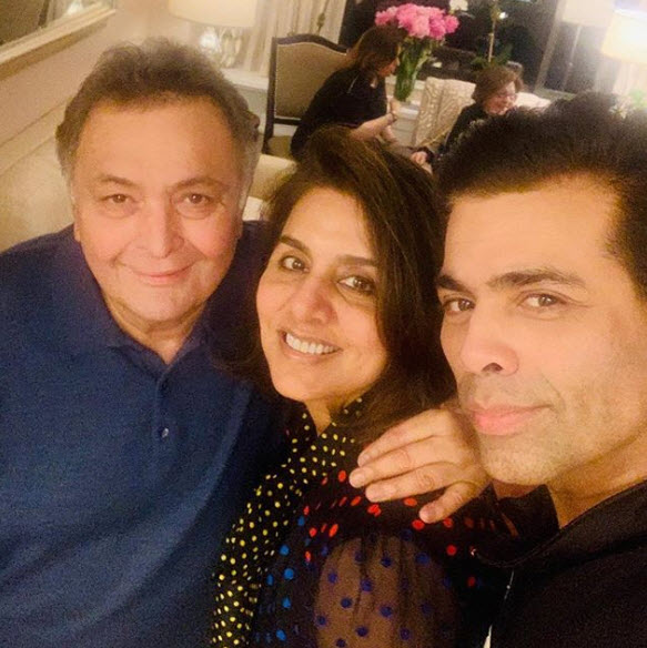 RISHI KAPOOR NEETU KAPOOR KARAN JIOHAR