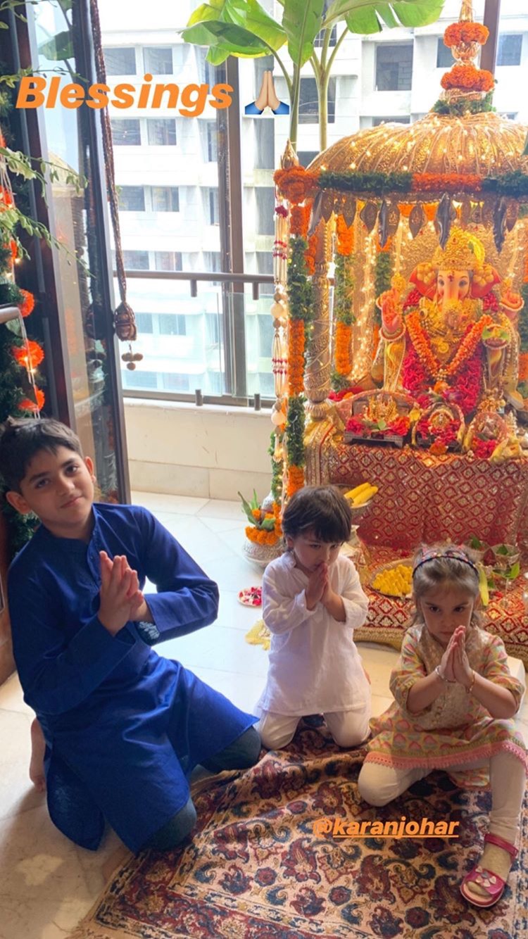 Kiaan Raj Kapoor, Taimur Ali Khan and Roohi Johar
