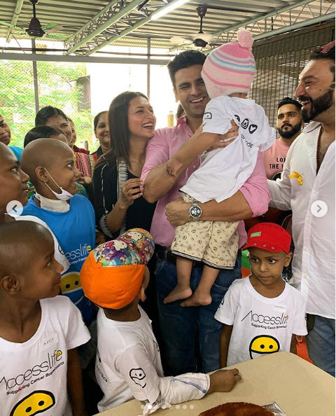 divyanka and vivek at ngo