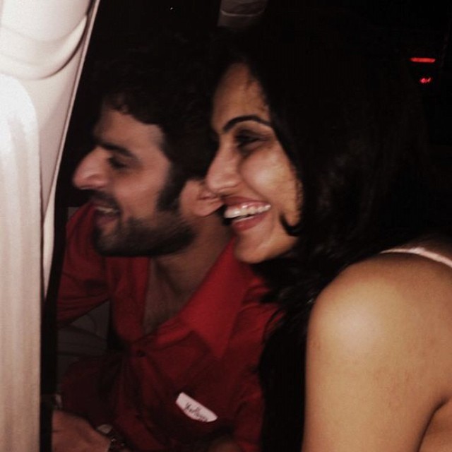 Kamya Panjabi and Karan Patel