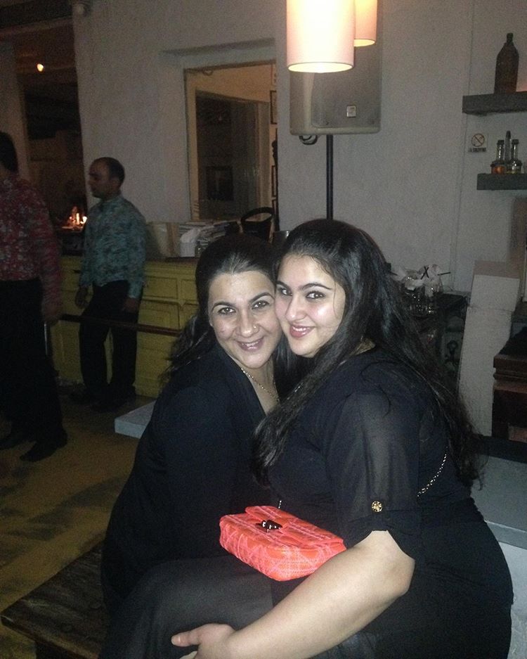 Sara Ali Khan and Amrita Singh