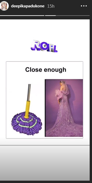 Deepika Trolls Herself