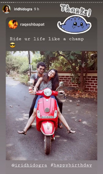 Raqesh Bapat Pours Beautiful Birthday Messages For Ex Wife Ridhi Dogra