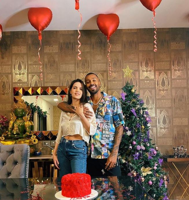 Hardik Pandya and Natasa Stankovic