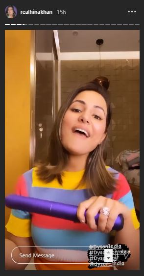 Hina Khan diamond ring