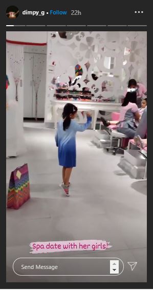 dimpy ganguly daughter