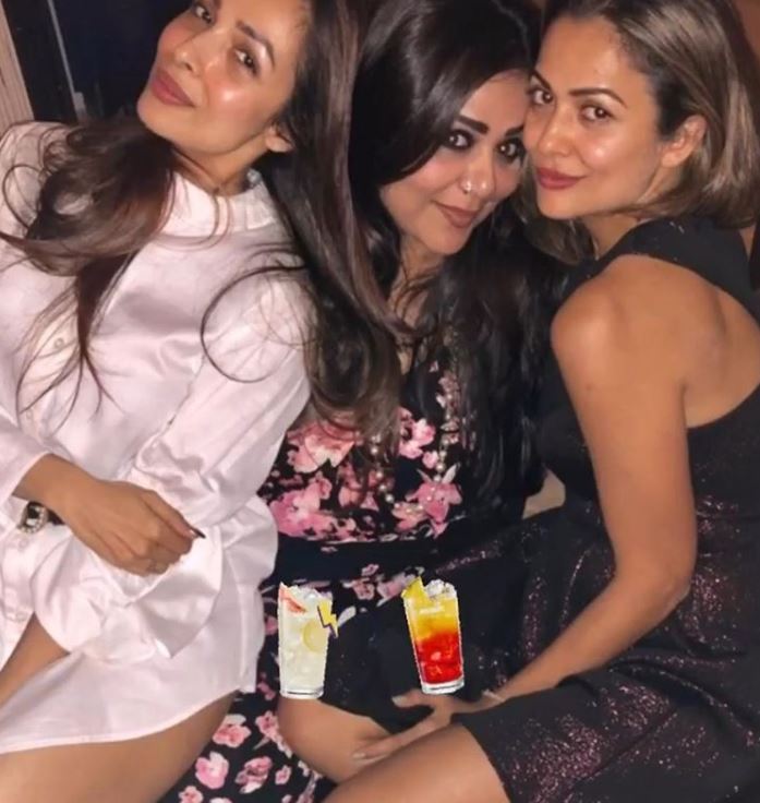 Amrita Arora Malaika Arora  and Mallika Bhatt