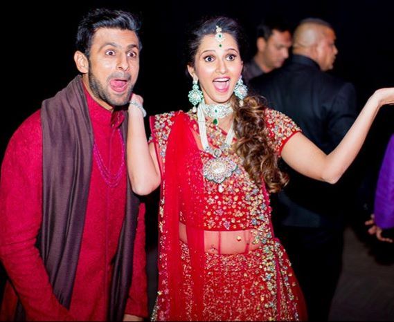 Sania Mirza and Shoaib Malik