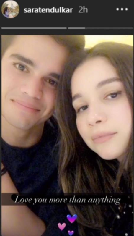 Sara Tendulkar and Arjun Tendulkar