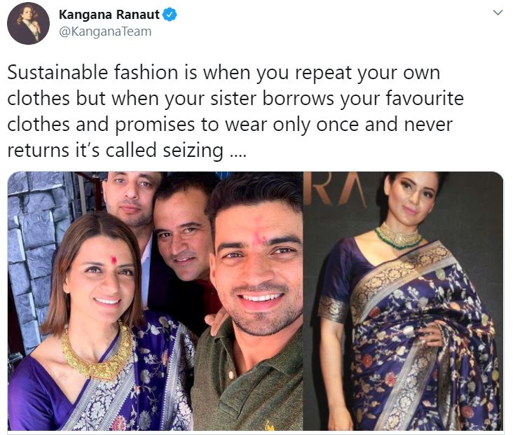 Kangana Ranaut and Rangoli Chandel