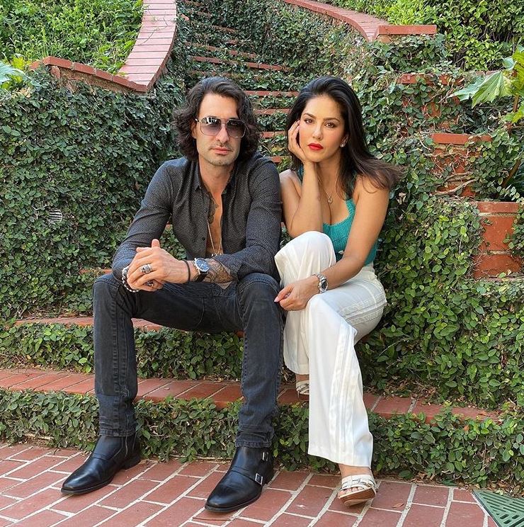 Sunny Leone and Daniel Weber