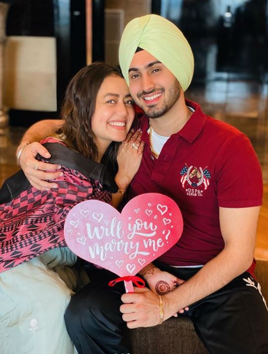 Neha Kakkar and Rohanpreet Singh