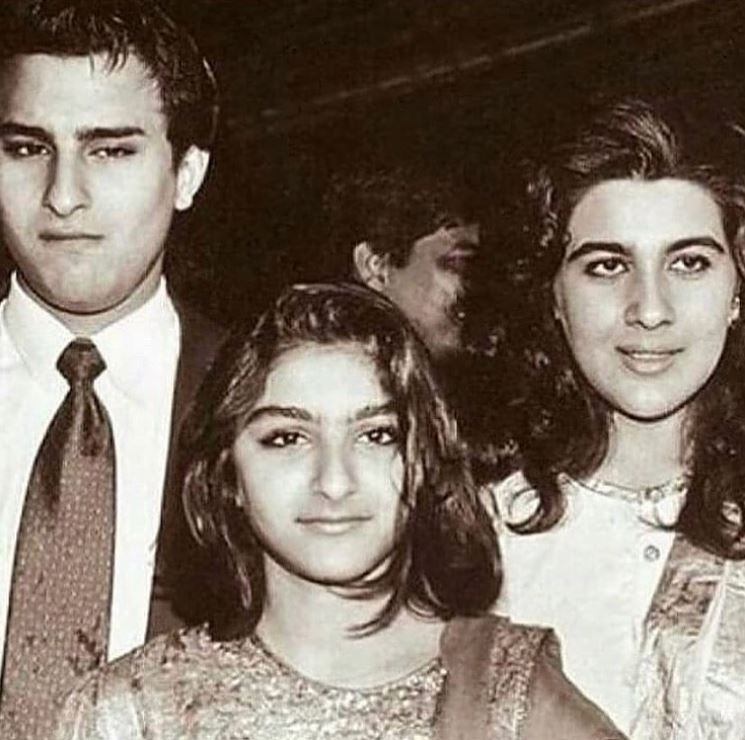 Saif Ali Khan, Amrita Singh and Soha Ali Khan