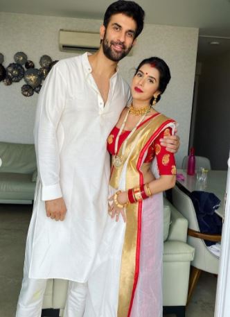 Charu Asopa Rajeev Sen Durga Ashtami