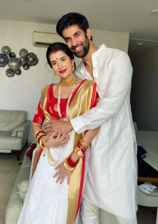 Charu Asopa Rajeev Sen Durga Ashtami