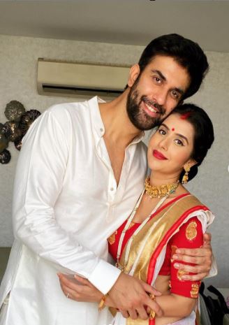 Charu Asopa Rajeev Sen Durga Ashtami