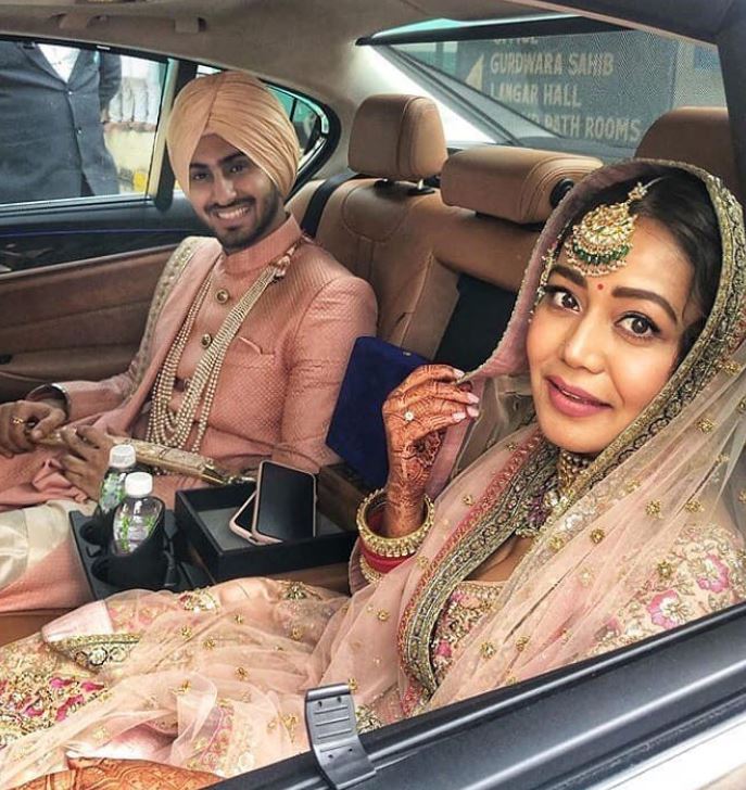 Neha Kakkar and Rohanpreet Singh