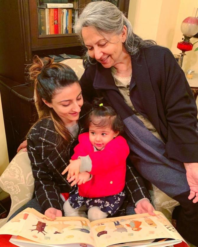 Sharmila Tagore and Soha Ali Khan