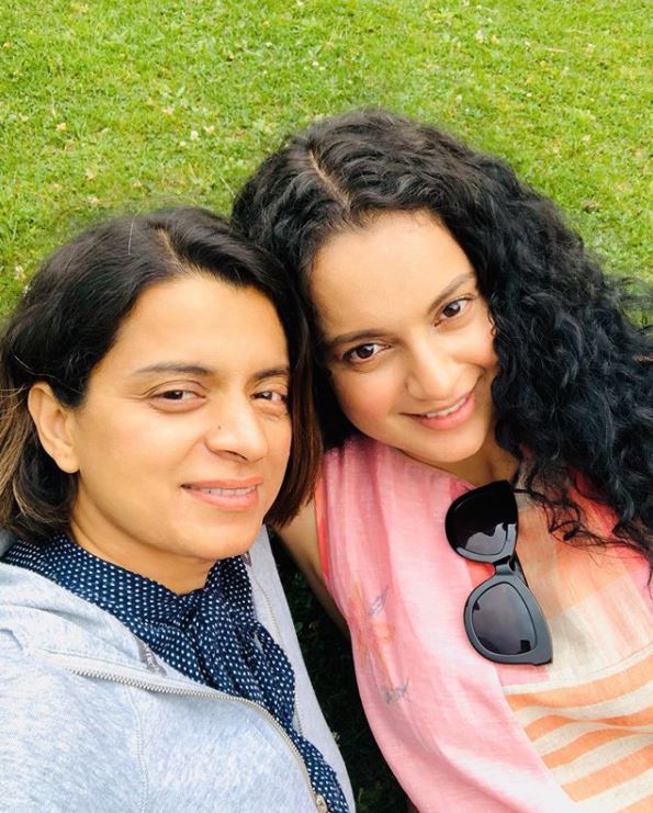 Kangana Ranaut and Rangoli Chandel
