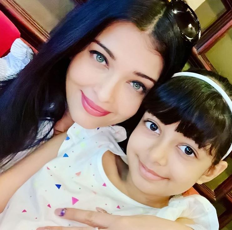 Aishwarya Rai Bachchan and Aaradhya Bachchan