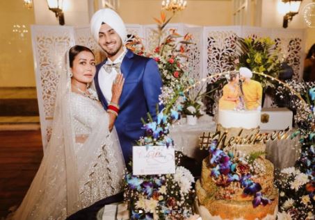 Neha Kakkar Rohanpreet Singh Reception